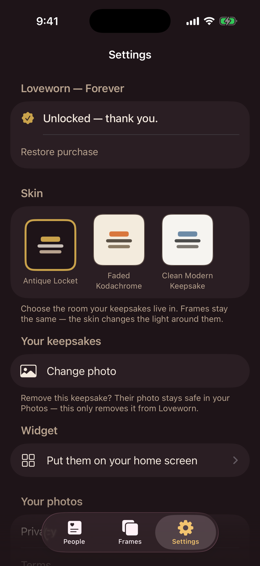 Loveworn screenshot