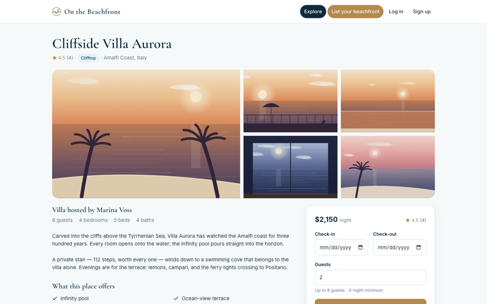 On the Beachfront screenshot
