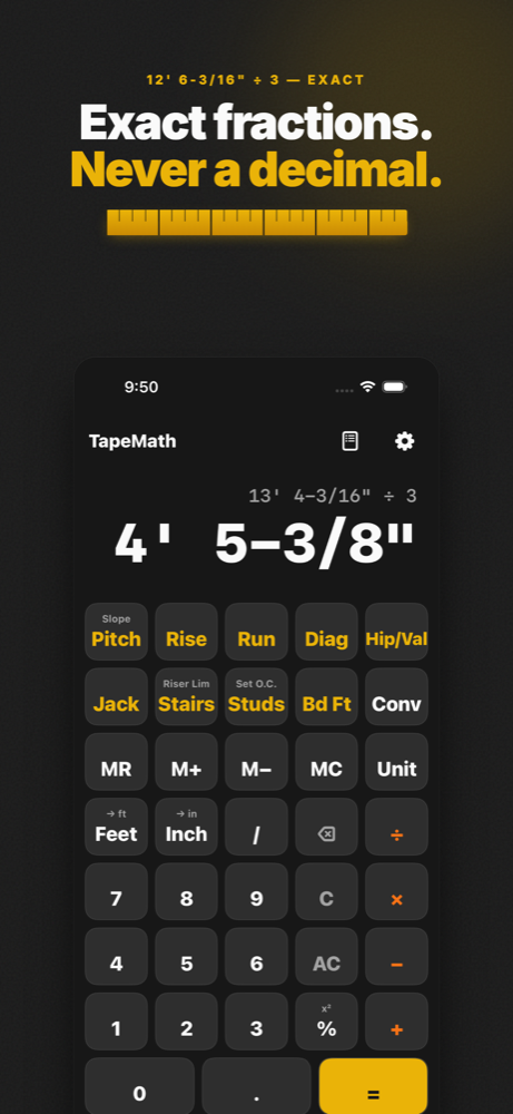 Tapewise screenshot